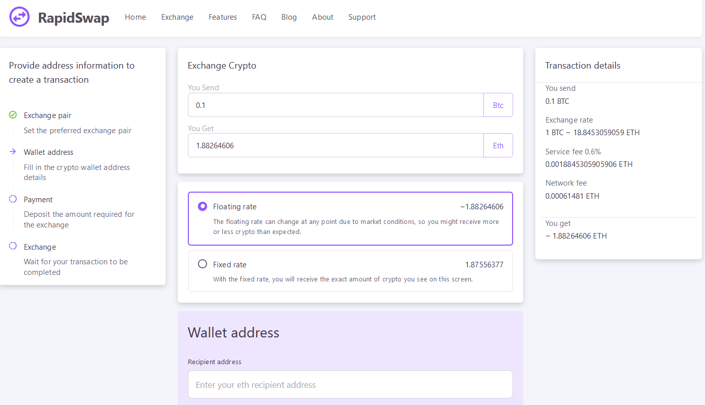 Preview image RapidSwap